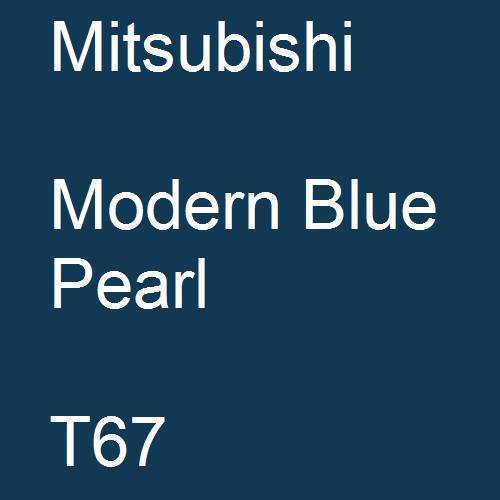 Mitsubishi, Modern Blue Pearl, T67.